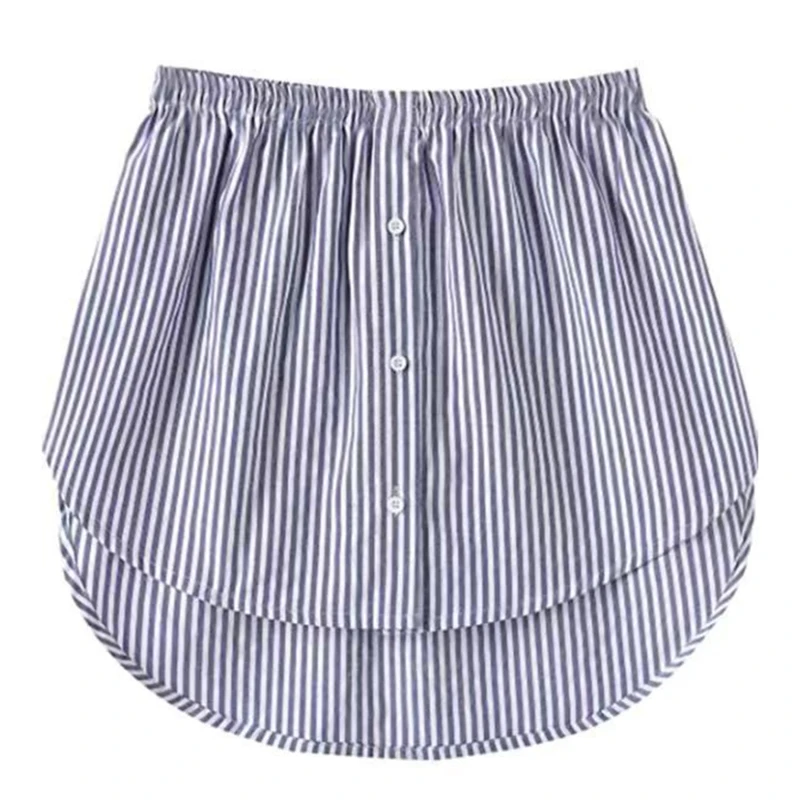 Womens Plus Size Shirt Extenders Fake Shirt Tail Irregular Skirt Blouse Tail Hem Soft Detachable Underskirt Sweater Hemline 2024 5