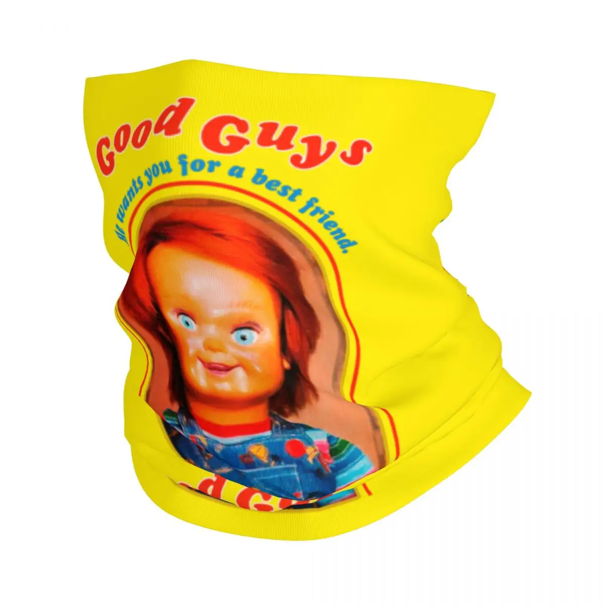 

Бандана Чаки Good Guys, шейный платок для пеших прогулок, бега, женский и мужской шарф, Детская игрушечная кукла