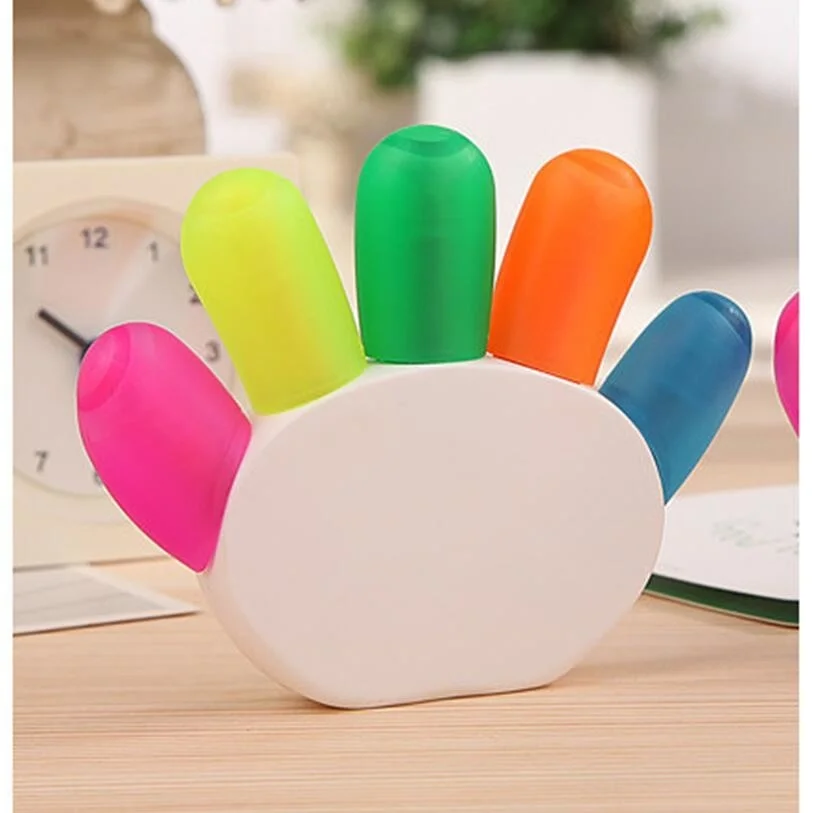 5 Colors/pcs Highlighter Pen Marker Pens For School Student Gift Stationery graffiti paint highlighter marker highlighter pen marker pen