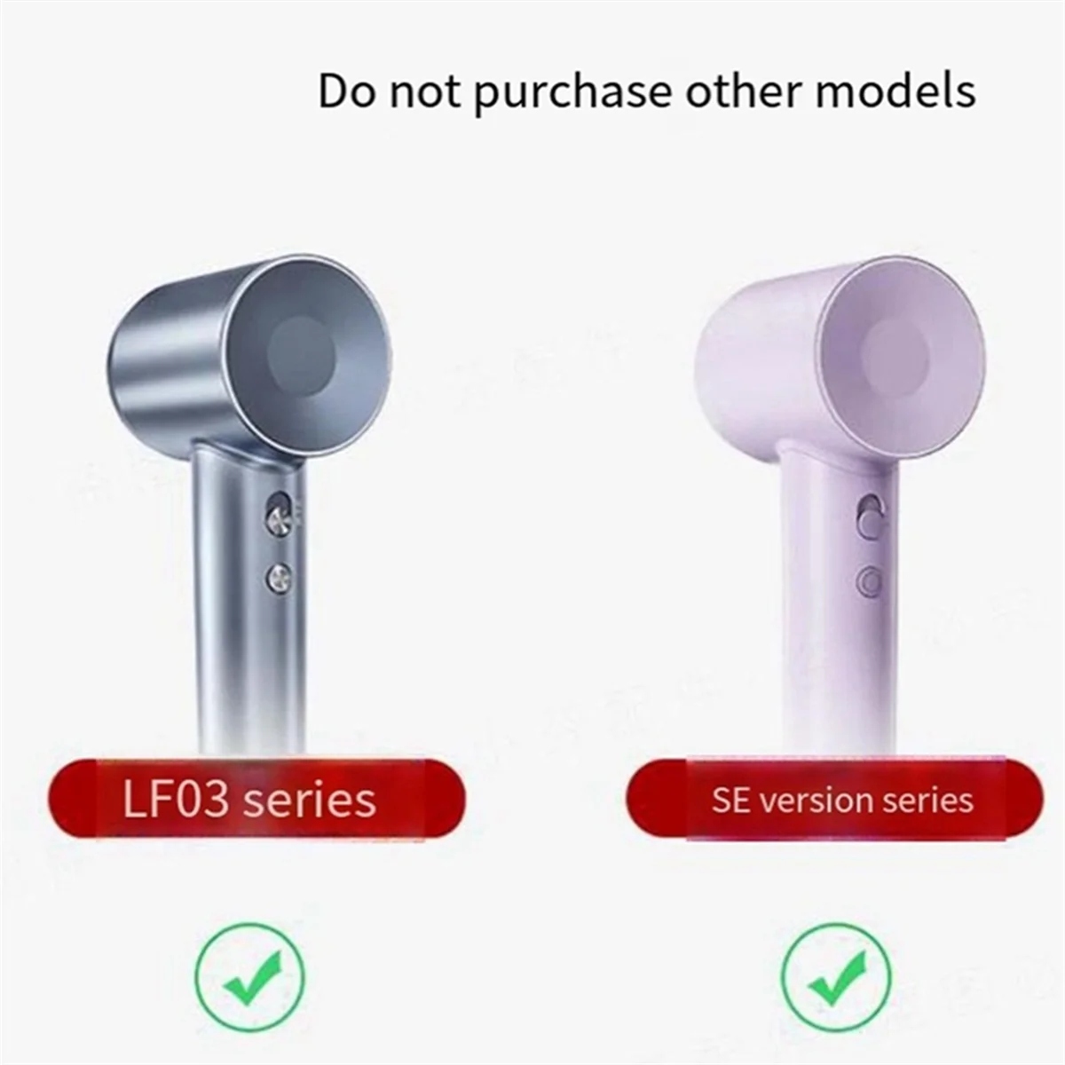 For Laifen Hair Dryer LF03/SE Laifen Diffusion Perm Curling Air Nozzle Accessories White 4
