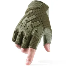  Fingerless Glove Half Finger Gloves Tactical Military Army Mittens SWAT Airsoft Bicycle Outdoor Shooting Hiking Driving Men New 