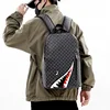 Men's Backpack Plaid High School College Bag 15-inch Laptop Rucksack 3