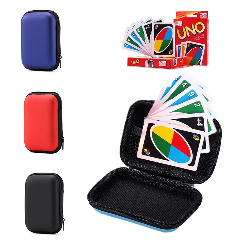 UNO-Caixa De Armazenamento De Cartas Para Crianças, Entretenimento Jogo De  Tabuleiro, Cartas Divertidas, Presente Da Família, Engraçado, 1Pc