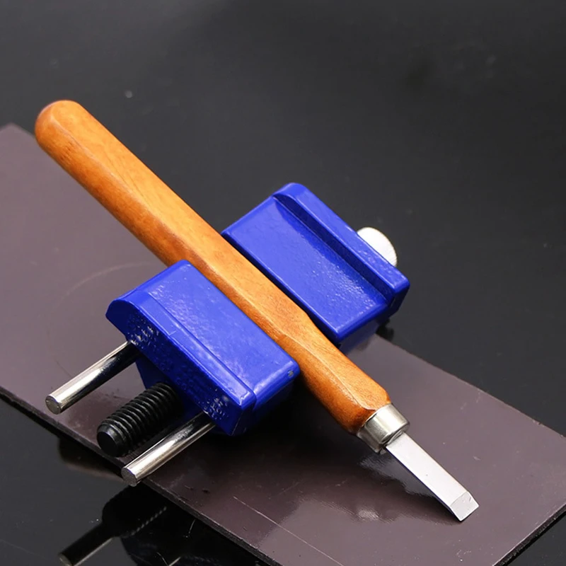 94mm Manual Knife Sharpener Metal Wood Chisel Abrasive Tools Sharpening