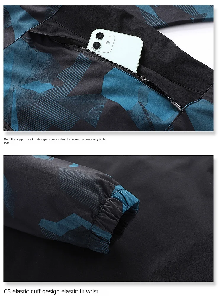 Autumn Men's Jacket New Lightweight and Breathable Outdoor Casual Sports Quick Drying Hooded Windbreaker Fashionable Men's Coat
