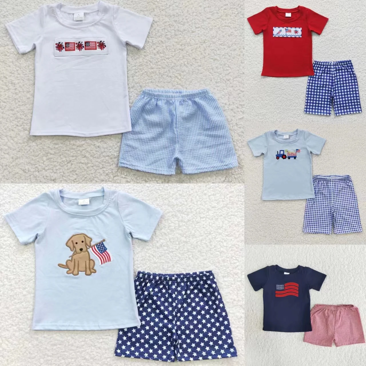 Boys July 4th Star Outfit 1
