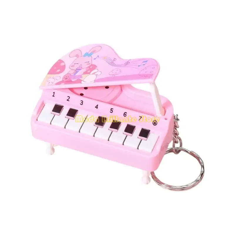 Desktop Klavier Keychain süße Musikspielmaschine Buntes Bag Anhänger Y08E – Detail 1