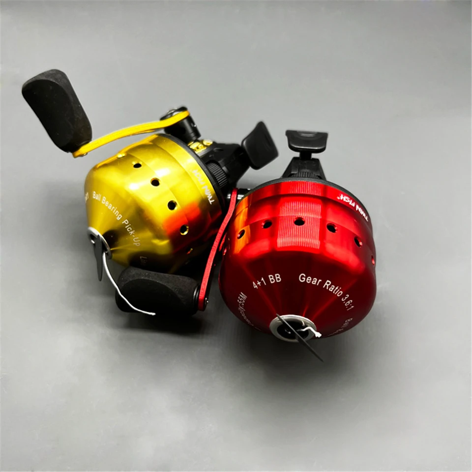 Slingshot Fishing Reel 6+1 Bb 3.6 :1 Spinning Hand Wheel Outdoor Hunting  Shooting Compound Bow Closed Reel With Line 2020 New - Fishing Reels -  AliExpress