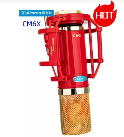 

Большой диафрагменный конденсатор Alctron CM6 MKII CM6lite CM6X, записывающий микрофон, радио YY, якорный микрофон