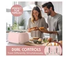 Retro Toaster 4 Slice with Extra Wide Slots Bagel, Defrost, 6 Browning Levels, Dual Independent Controls, Removable Crumb Tray 4