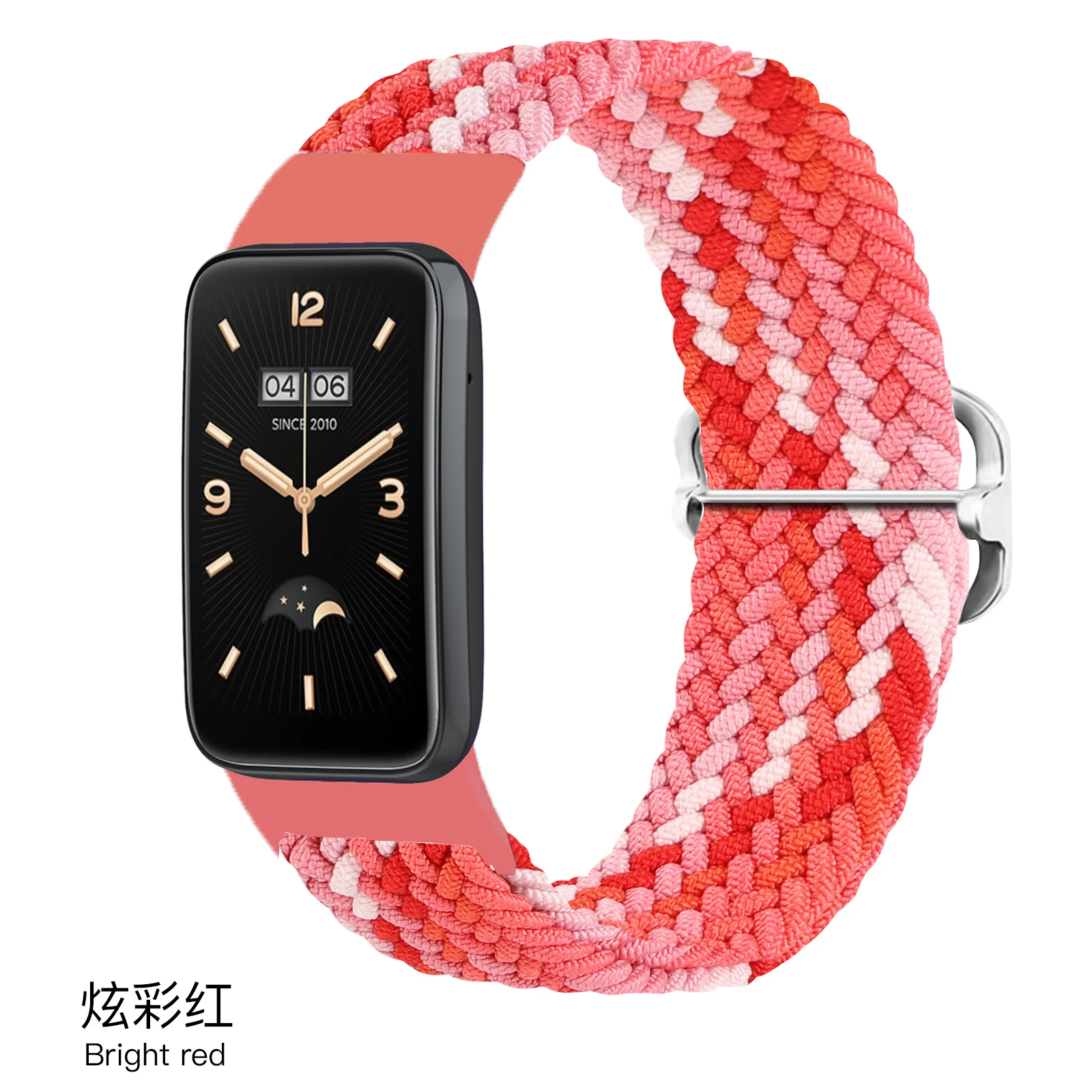 Elastic Braided Solo Loop Wristband Strap for Fitness Tracker Bracelet