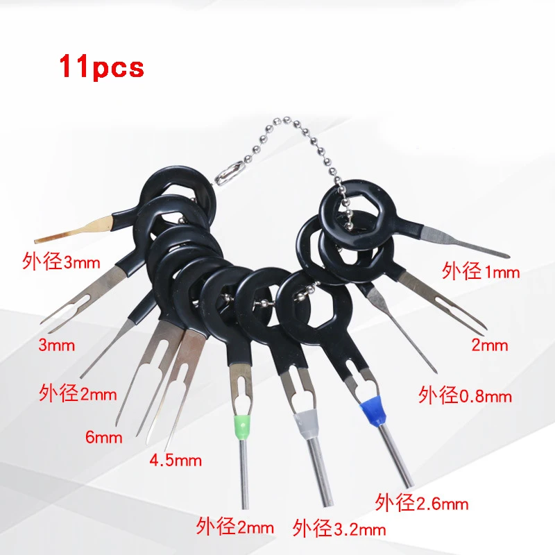 3/11/18/38pcs Car Terminal Removal Electrical Wiring Crimp Connector Pin Extractor Kit Car Electrical Repair Hand Tools