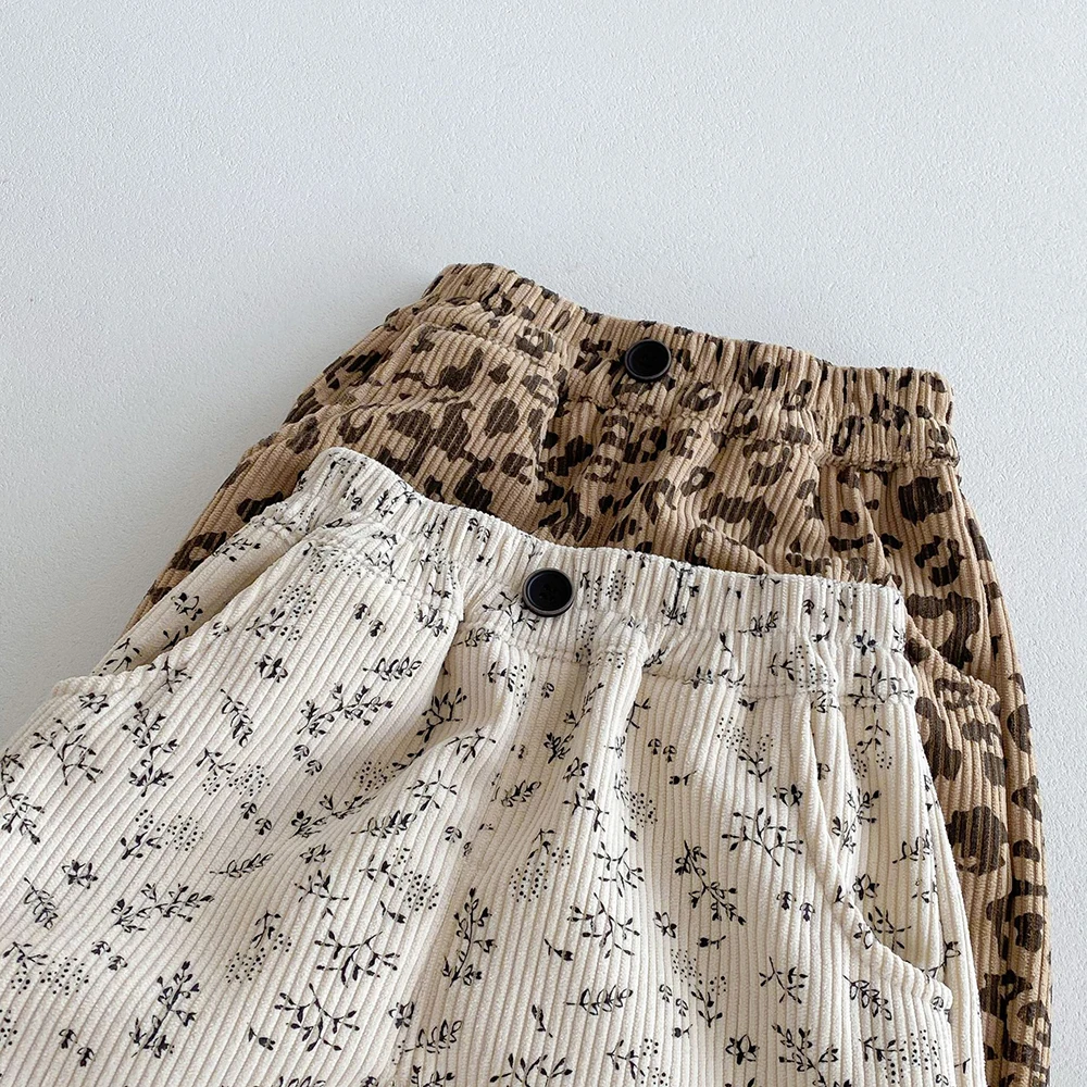 Thick Fleece-Lined Kids Pants 5
