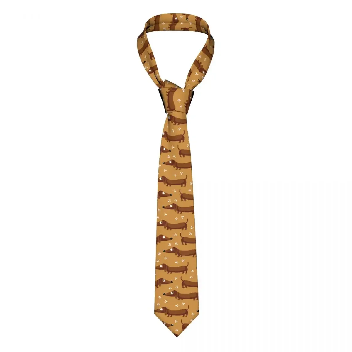

Dachshund Dog Neckties Unisex Polyester 8 Cm Animal Neck Tie For Mens Silk Narrow Suits Accessories Cosplay Props