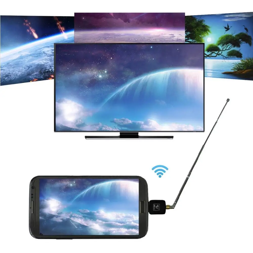 Sintonizador de tv Digital Usb Mini Micro Receptor hd Dvb-t para Telefone Android Tablet Hdtv - Imagem 5