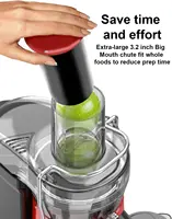SiFENE Centrifugal Juicer Machine, Rapid 1000W Juice Extractor, Large 3.2'' Feed Chute for Whole Fruit & Veg Juicing, Red 2