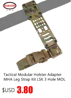 Taktische Oberschenkel Drop Bein Holster Ersatz Pistole Strap Silikon Non-slip Neopren Nylon Für QLS 19 22 G17 M9 zubehör – Detail 3