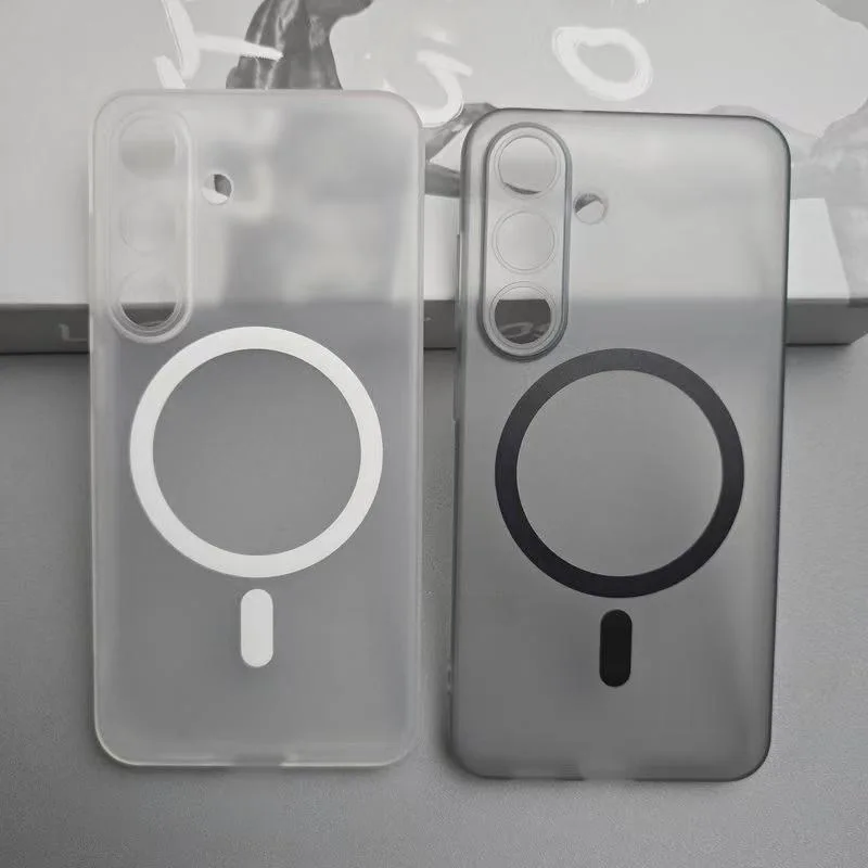 Ultra Thin Soft TPU Case with Magnetic Wireless Charging and Camera Protection
