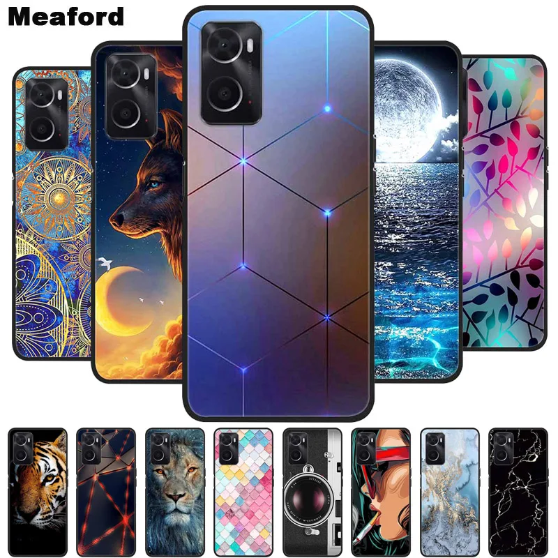 Per Oppo A36 A76 A96 Custodia Antiurto In Silicone Morbido Tpu Cover Posteriore Per Oppo A76 A 36 96 Oppoa96 Custodie Per Telefoni Per Oppo A76 Carino