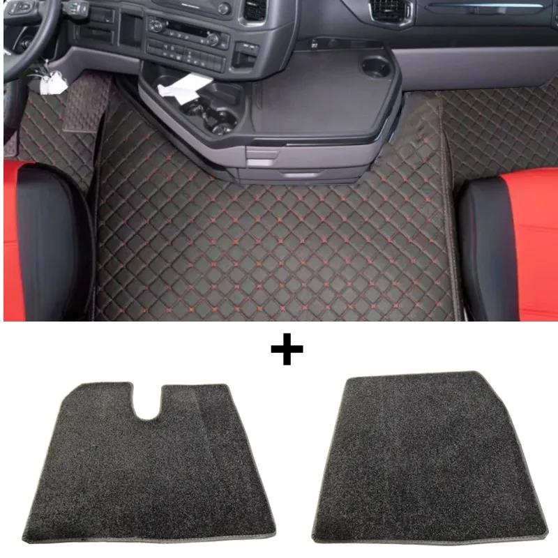 Scania rシリーズ用フロアマット,トラック用品,キャブ装飾,囲ま