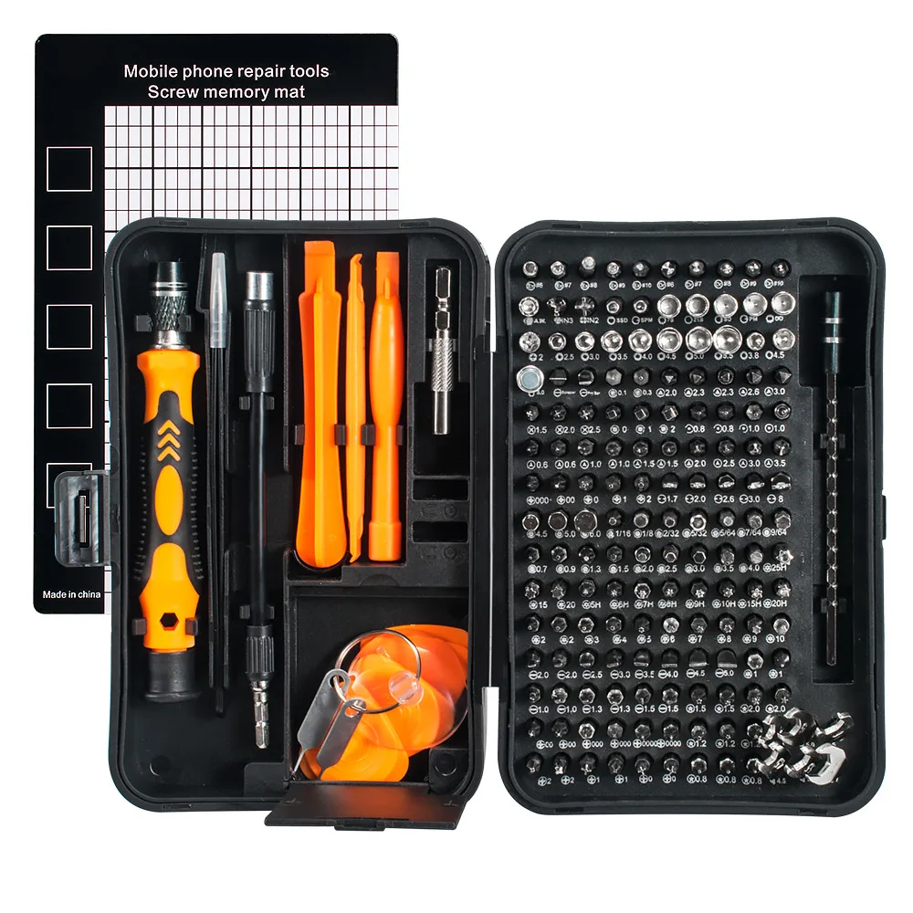 CRV Screwdriver Set 170 In 1 Magnetic Torx Phillips Screw Bits Kit Electrical Screwdrivers Wrench Repair Phone PC Tools screwdriver set