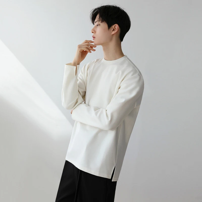 

MRCYC Autumn Korean Edition Casual Shoulder Drop Long Sleeved T-Shirt