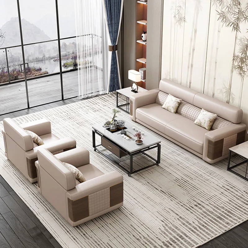 Sleeper Office Sofas Chaise Lounge Accent Individual Luxury Nordic Leather Office Sofas Sectional Bureau Meuble Furniture