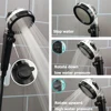 LED Digital Temperature Display Shower Head 3 Modes Water Saving High Pressure Showerhead Eco Shower Bathroom Accessories 5