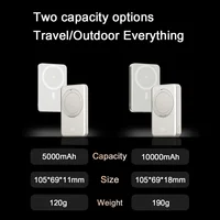 10000mAh Magnetic Power Bank for MagSafe Wireless Fast Charger Stand 20W Portable Slim Mini External Battery for IPhone Samsung 5