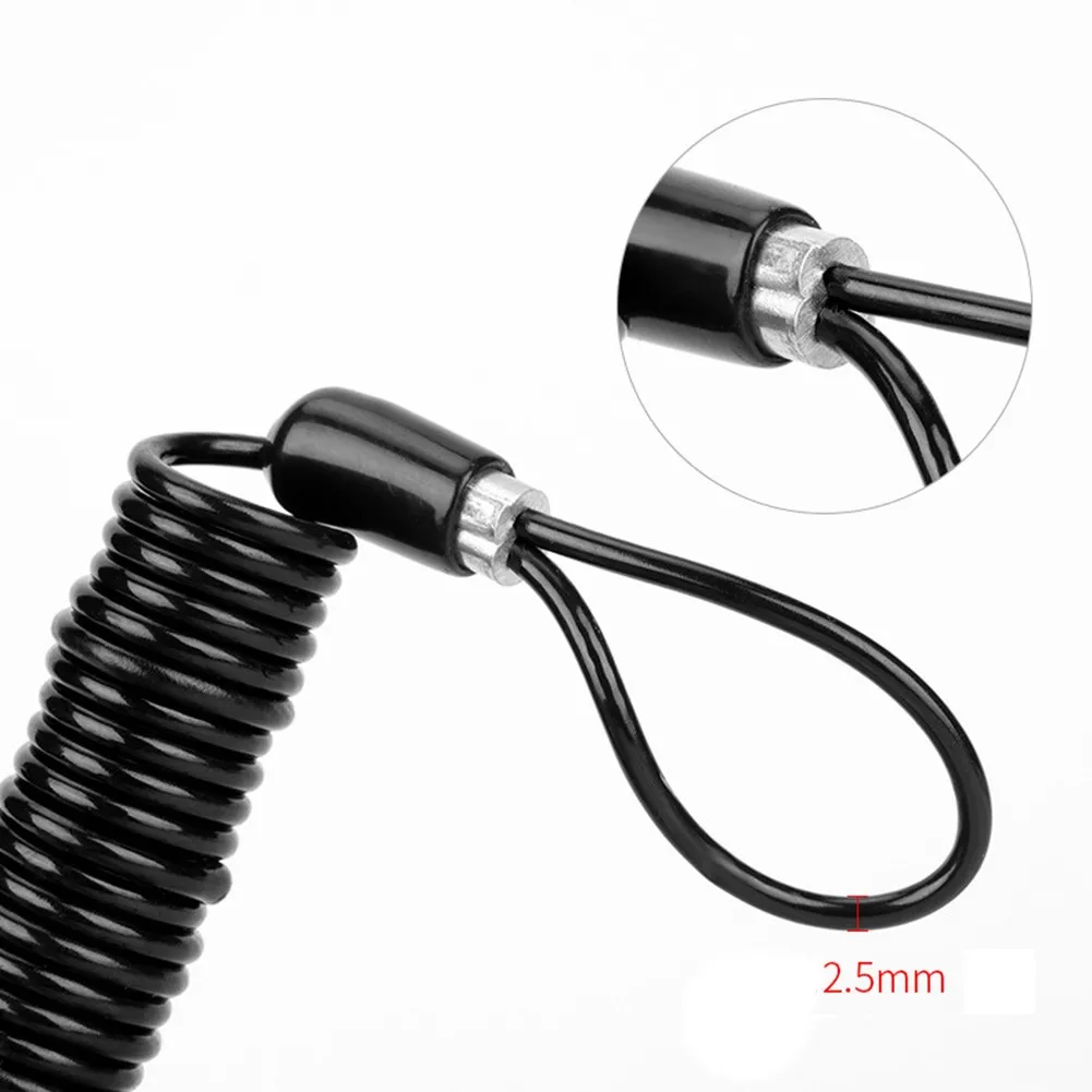 

Brand New Nice Best Brake Disc Lock Cable Rope Alarm Brake Disc Lock Bicycles Coil Cable High Quality Motorcycle