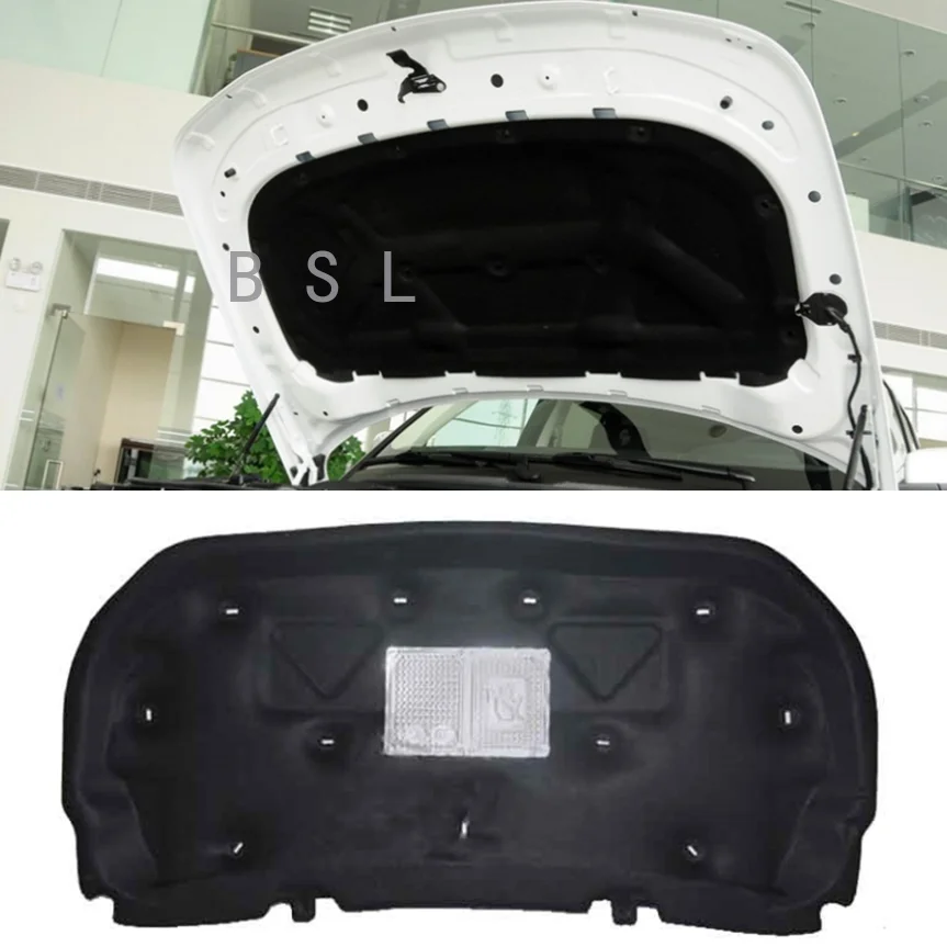 

For Land Rover Discovery 3 4 L319 2004-2015 Car Heat Sound Insulation Cotton Front Hood Engine Firewall Mat Pad Noise Deadener