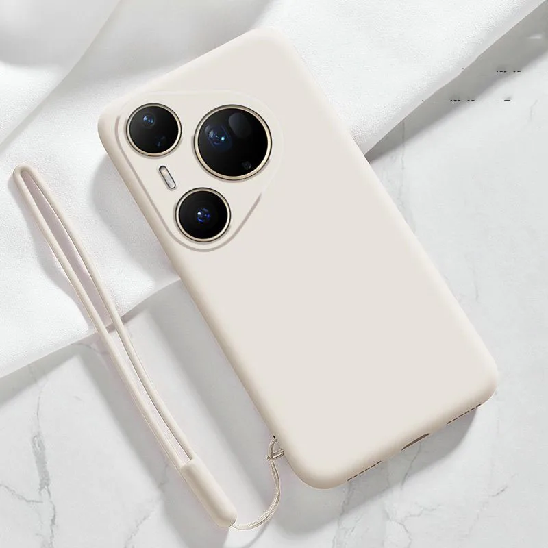 Liquid Silicone Phone Case with Hand Strap for Huawei Pura 80 Series
