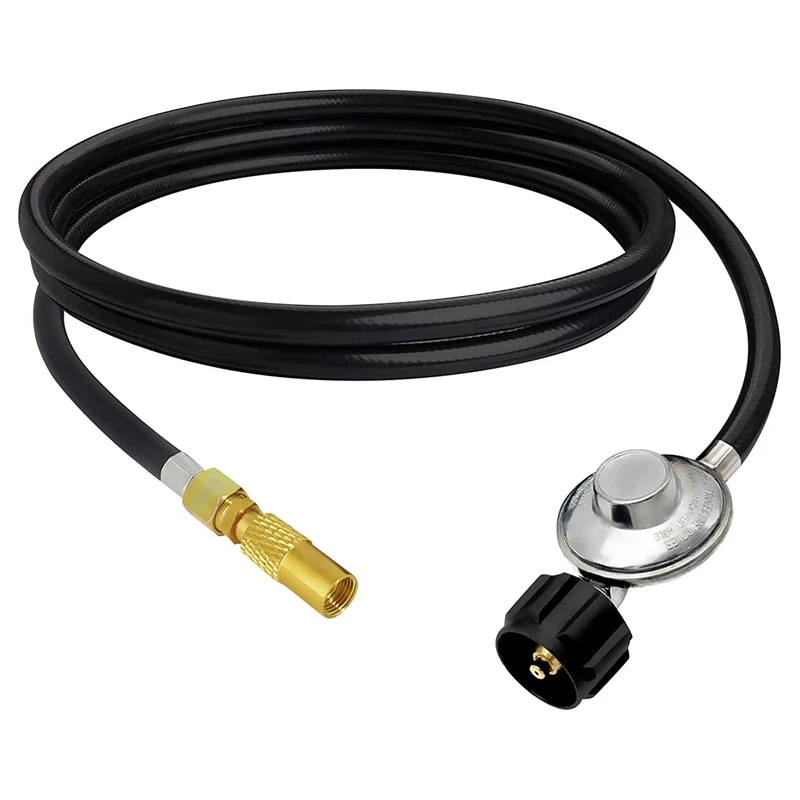 Propane Adapter Hose And Regulator Replacement Kit Coleman Roadtrip Grills QCC1 Low-Pressure Propane Adapter 5Ft