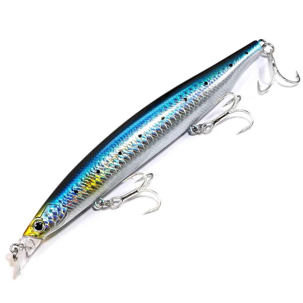 Enhanced Floating Minnow Fishing Lures for Saltwater and Freshwater - Long Casting Sea Jerkbait Artificial Bait