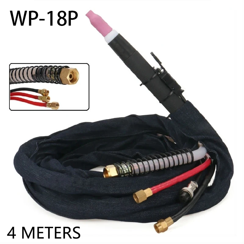 

WP-18P straight shank water cooled argon arc welding torch WS-315/400 CNC automatic welding special welding 4meter line gun