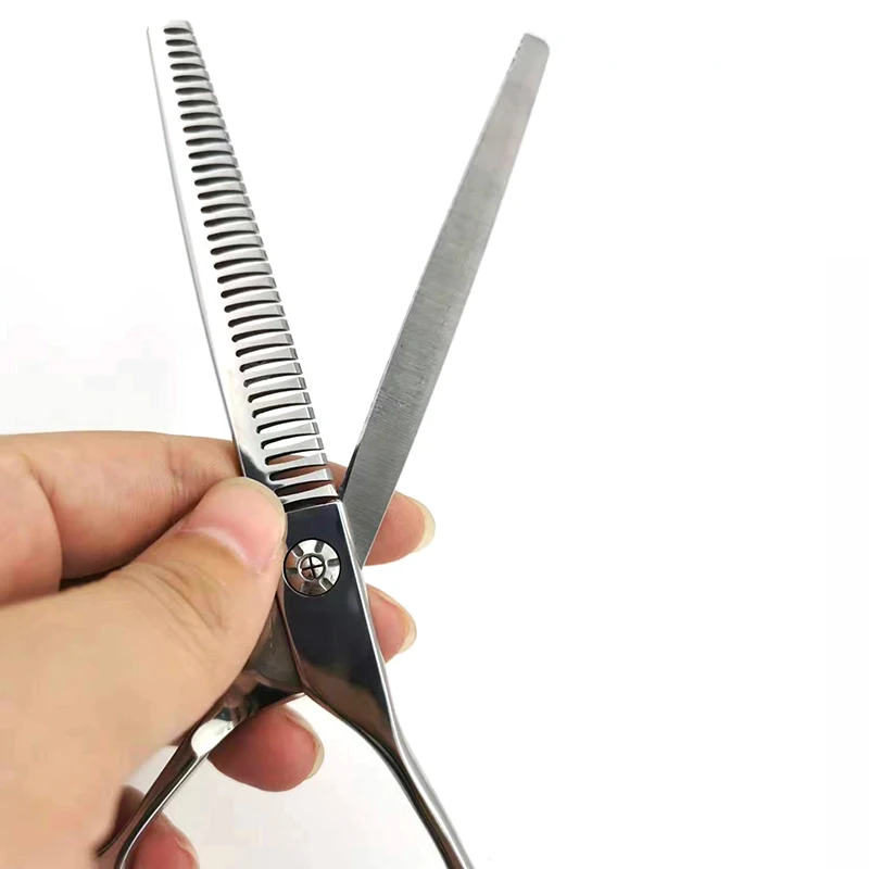right handed 7 inch 35 teeth pet grooming shear dog thinning chunker scissors