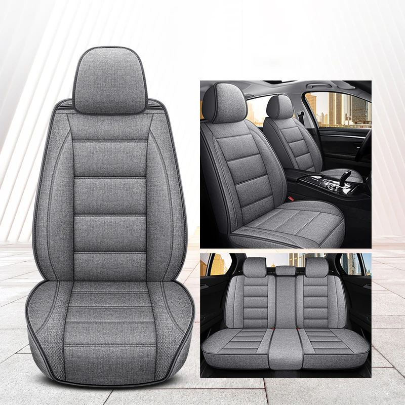 

Car Seat Covers Full Set Universal For Skoda Kodiaq Octavia Superb 2 3 Fabia Kamiq Rapid Spaceback Karoq Flax Auto Accessories