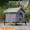 Stray Cats Shelter Winter Pet Furniture Oxford Cloth Weatherproof Cat House Stray Cat Dog Rescue Supplies Indoor And Outdoor Use 3