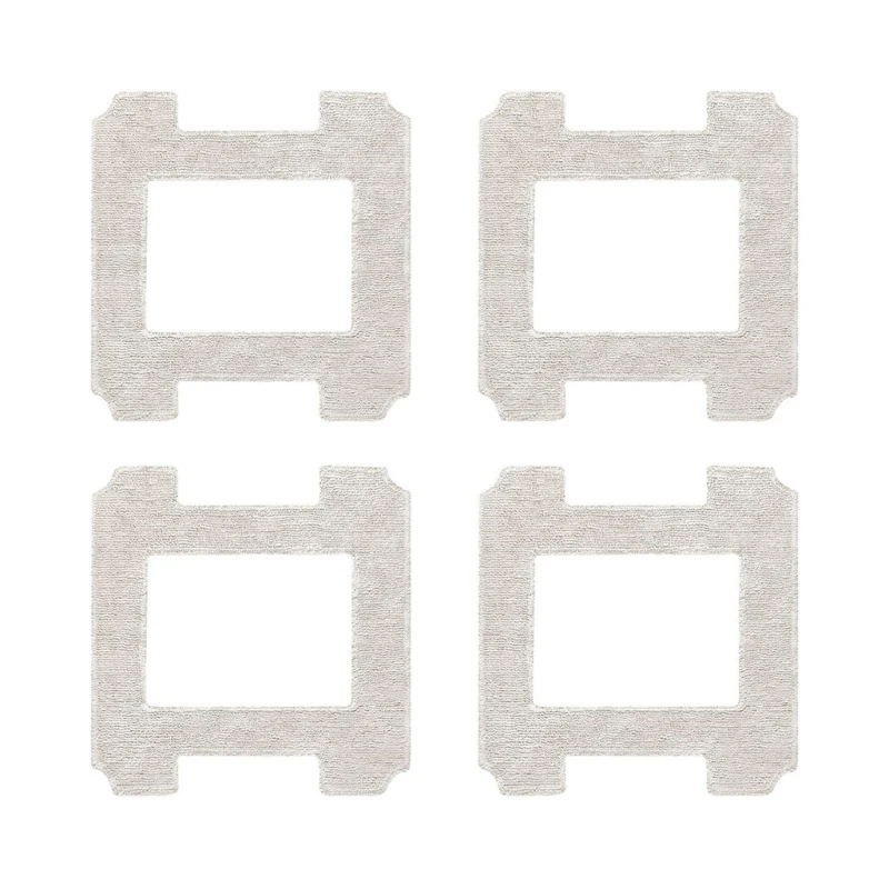 

W8KC 2/4 шт. моющиеся тряпки для швабры, подушечки, аксессуары, оконный робот-пылесос, сухая влажная швабра, тряпка для уборки