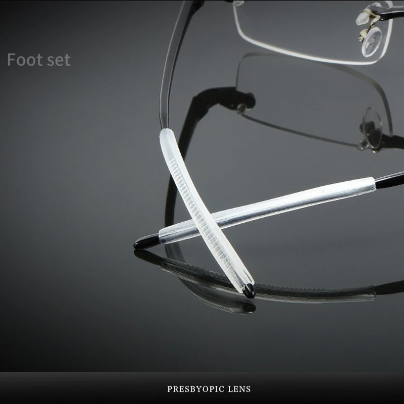 Elbru Ultralight TR90 Rimless Reading Glasses Men&Women Frameless Presbyopic Optical Eyeglasses Diopters+1.0+1.5+2.0+2.5+3 Gafas 5
