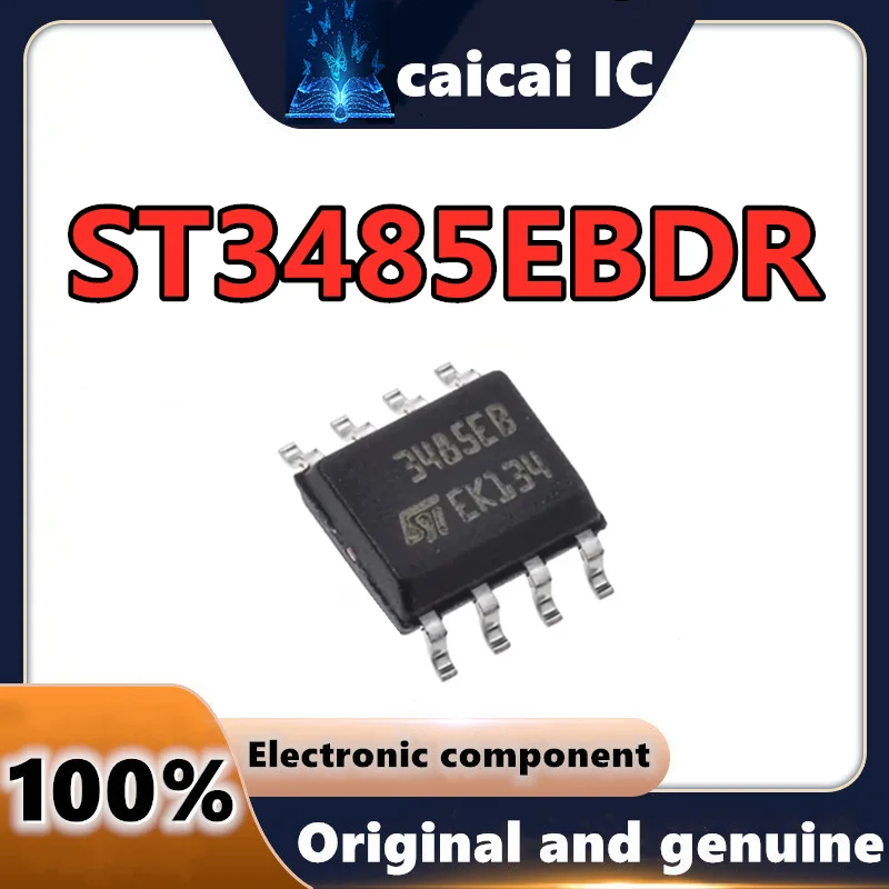 

5PCS / LOT ST3485EBDR SCREEN PRINTING 3485E INTERFACE DRIVER CHIP ELECTRONIC COMPONENTS