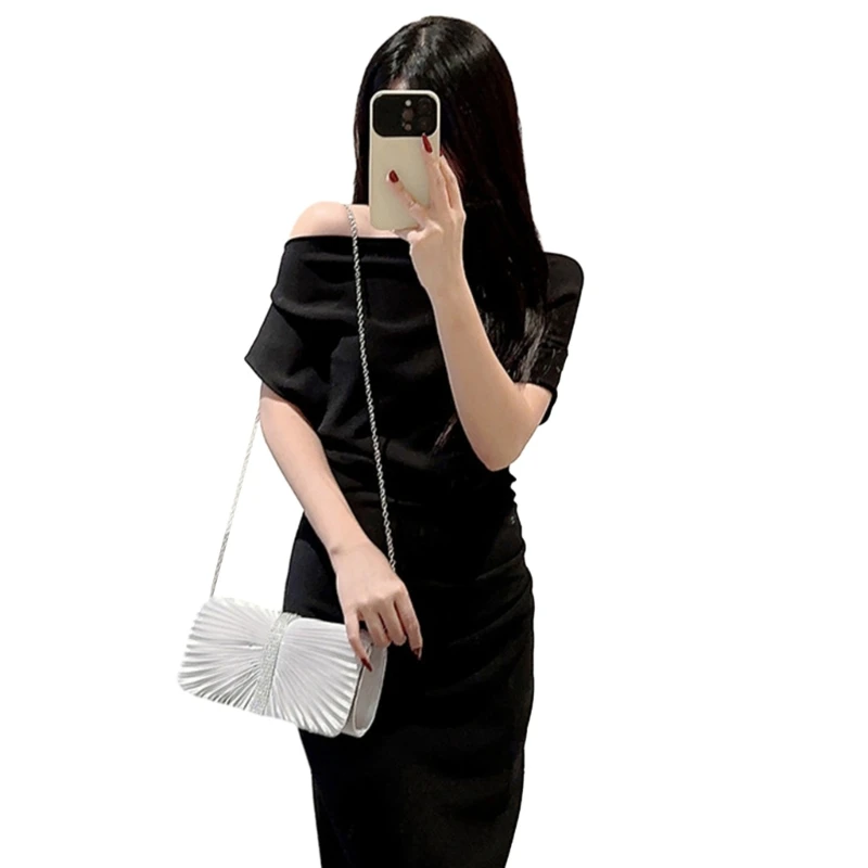 

Women's Evening Bag Small Clutch Purse Glitter Evening Handbag Crossbody Purse Wedding Handbag Small Chain Shoulder Bag