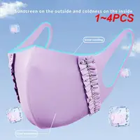 1~4PCS Protective Mask Breathable Reusable Home Accessories Protection Mask Stereo Mask Eye Protection Household 1