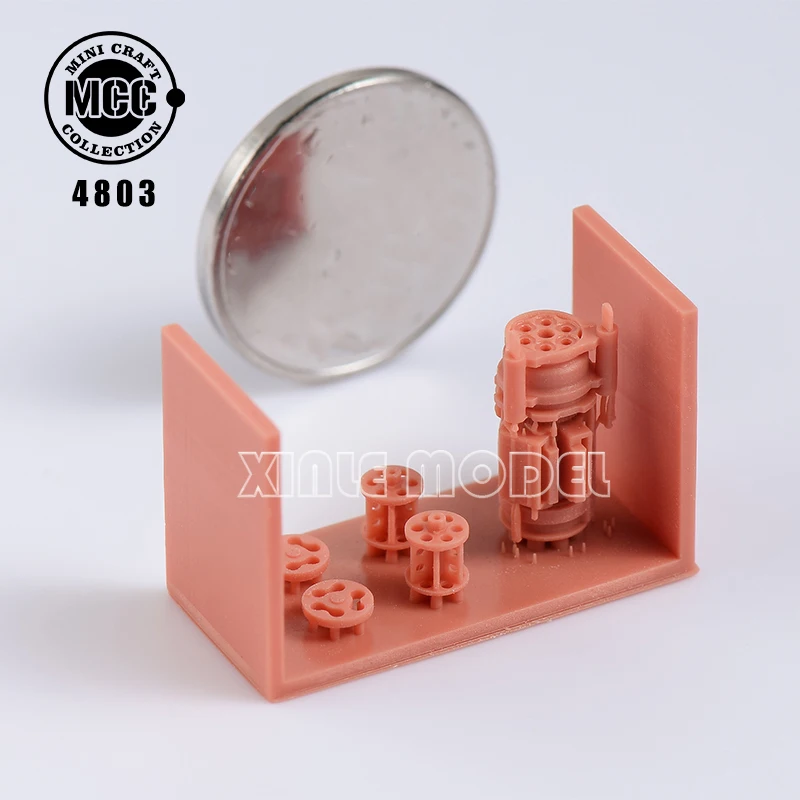 MCC 3D 레진 프린팅 4803 F-104/14/15/16/18/22 M61A1 벌컨 6구 가틀링 건 1/48 모델 DIY 액세서리