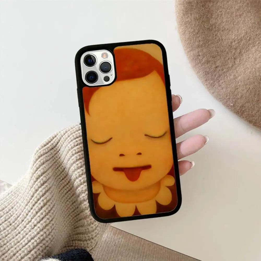 Japan Yoshimoto Nara Cartoon Girl Phone Case – Stylish Protective Back Cover