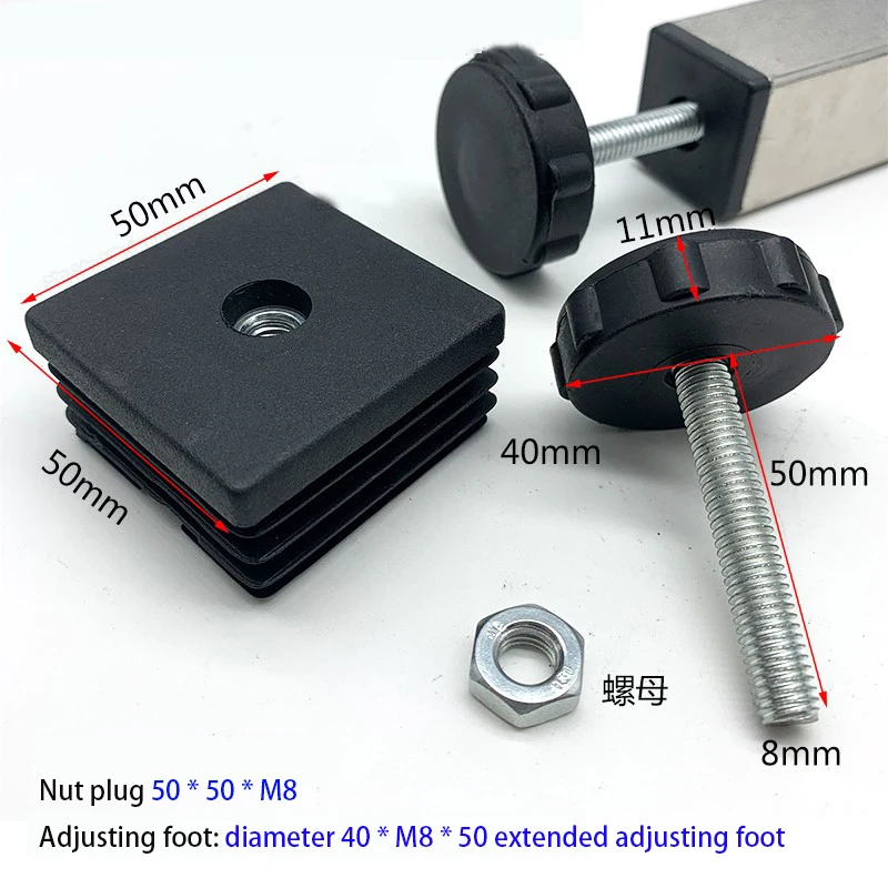 SHUIOG 4 Piedini Di Regolazione M8 X 100 Mm, Vite Di Regolazione - Foto 8