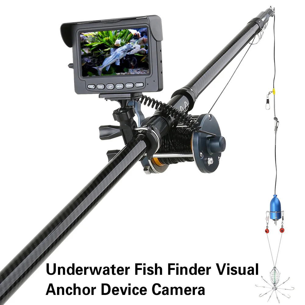 Visual Anchor Fishing Rod 7 Inch High Definition Full Set Of Fish Finder Underwater Camera Muddy Water Night Vision Fishing Rod