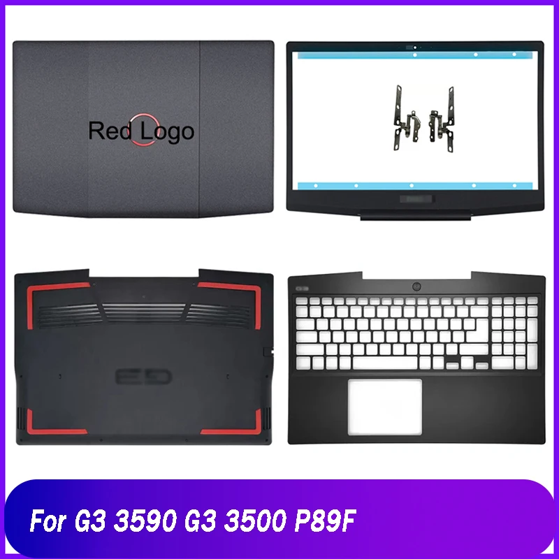 

New Laptop LCD Back Cover / Front Bezel / Palmrest / Bottom Base Upper Case / Hinges For Dell G3 3590 G3 3500 P89F A B C D Shell