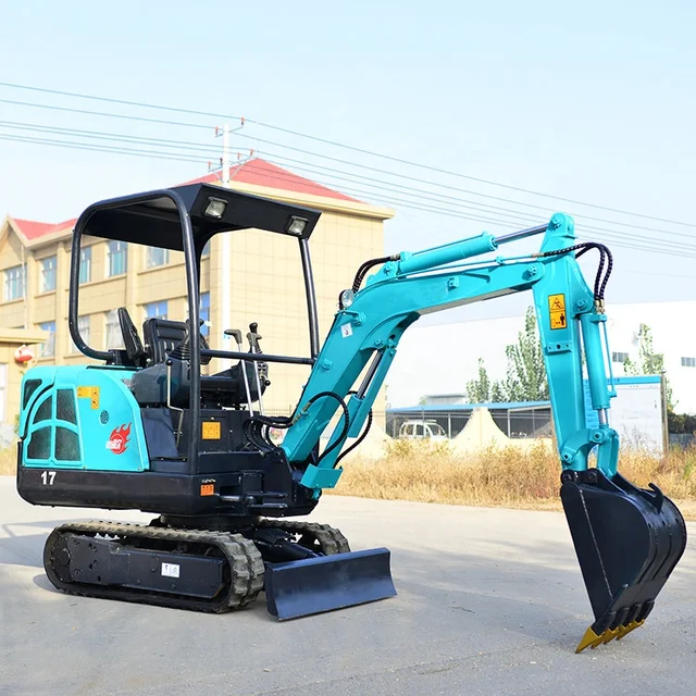 Hot Selling Micro Mini Excavator 1.2 Ton Diesel Engine Compact Crawler Digger for Agricultural and Urban Construction Work