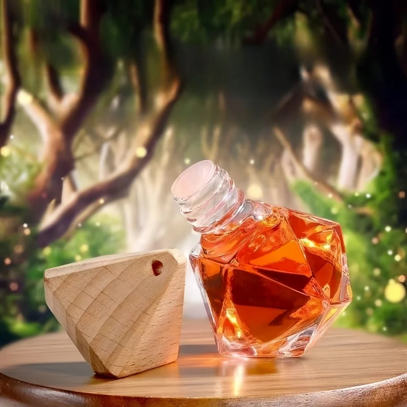 10PCS 8ML Matte Black Glass Car Diffuser Bottles, Refillable Essential Oil Pendant Cont... - SKU PBGS1553 - UGI Packaging